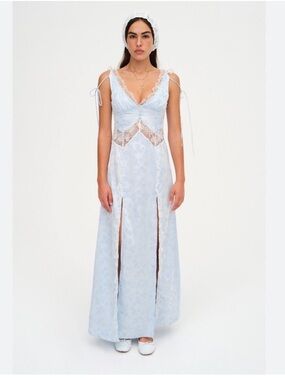 for love and lemons riley maxi dress For Love and Lemons - Riley Mini Dress - Green Multi